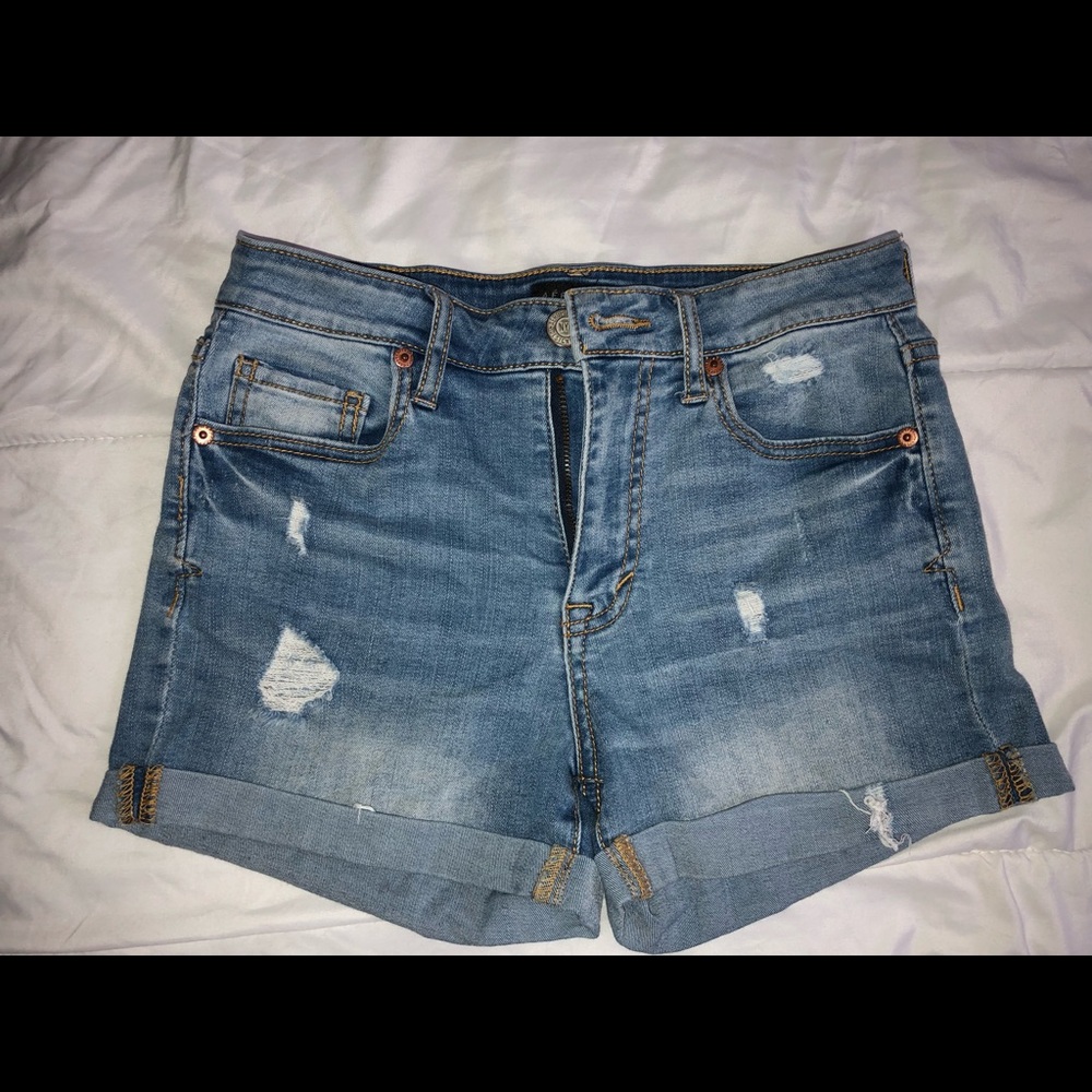 Aeropostale High-Waisted Jean Shorts